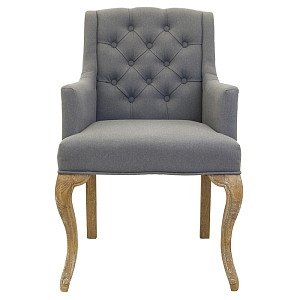 Кресло Mason Classical Armchair grey flax