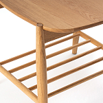 Приставной стол из массива дуба Reyer Side Table варинант исполнения - 3 | Loft Concept в Москве