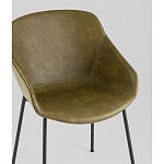 Стул Ashby экокожа зелёный варинант исполнения - 3 | Loft Concept в Москве