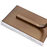 Торшер с белым тканевым абажуром на мраморном основании Cconcise варинант исполнения - 2 | Loft Concept в Москве