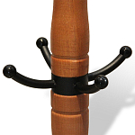 Вешалка напольная деревянная с черными металлическими крючками Noble Branches варинант исполнения - 3 | Loft Concept в Москве