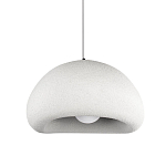 Подвесной светильник с куполообразным белым фактурным абажуром Sergey Makhno варинант исполнения - 1 | Loft Concept в Москве