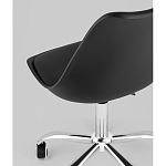 Офисный стул на металлическом основании EGGERY Black пластик варинант исполнения - 3 | Loft Concept в Москве