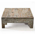 Кофейный стол Carved Сoffee table ручная резьба по дереву варинант исполнения - 1 | Loft Concept в Москве