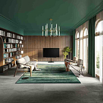 Люстра подвесная с 20-ю цилиндрическими матовыми плафонами Delta Light варинант исполнения - 5 | Loft Concept в Москве