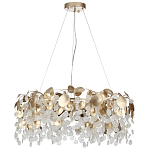 Люстра с декоративными подвесками из прозрачного стекла в форме монеток FAIRYTREE Light варинант исполнения - 10 | Loft Concept в Москве