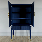 Кабинетный шкаф Elsa Dreams Blue с 2-мя ящиками варинант исполнения - 4 | Loft Concept в Москве