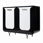 Черно-белый распашной комод Accordo варинант исполнения - 2 | Loft Concept в Москве