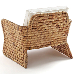 Кресло из плетеного гиацинта Gardner Wicker Armchair варинант исполнения - 4 | Loft Concept в Москве