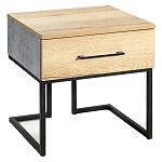 Тумба прикроватная с ящиком в стиле лофт Urban Style Space 2 варинант исполнения - 2 | Loft Concept в Москве