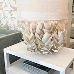 Настольная лампа White Bionic Petals Flo Table Lamp варинант исполнения - 3 | Loft Concept в Москве