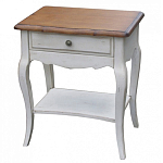 Тумба прикроватная с ящиком и открытой полкой Interiors Romance варинант исполнения - 1 | Loft Concept в Москве