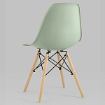 Пластиковый стул на ножках из массива бука Eames Mint варинант исполнения - 5 | Loft Concept в Москве