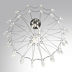 Люстра подвесная из металла с хрустальными прозрачными подвесками Quasar 81 варинант исполнения - 11 | Loft Concept в Москве