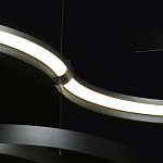Люстра подвесная светодиодная в виде волнообразной ленты Ribbon Vortex варинант исполнения - 6 | Loft Concept в Москве