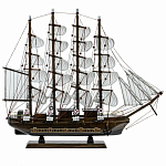 Декоративная модель деревянного тёмно-коричневого парусника в подарочной упаковке With The low варинант исполнения - 1 | Loft Concept в Москве