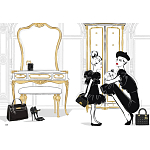 Megan Hess. Te Lttle Blk Dess варинант исполнения - 8 | Loft Concept в Москве