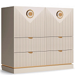 Комод с фактурным фасадом Satin Furniture варинант исполнения - 1 | Loft Concept в Москве