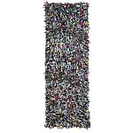 Ковер прямоугольный разноцветный из джинсовой одежды Zero Waste варинант исполнения - 1 | Loft Concept в Москве