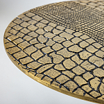 Кофейный столик с металлической столешницей Amphibian варинант исполнения - 3 | Loft Concept в Москве