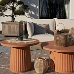 Садовый диван из тикового дерева и веревок Оreon варинант исполнения - 8 | Loft Concept в Москве