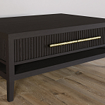 Кофейный стол Primo с двумя ящиками Темный орех варинант исполнения - 3 | Loft Concept в Москве