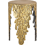 Столик дизайнерский Copper streaks варинант исполнения - 1 | Loft Concept в Москве