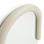 Зеркало овальное Curved Furniture бежевое варинант исполнения - 2 | Loft Concept в Москве