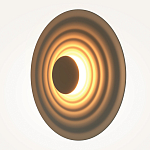 Бра круглое Soft Halo серый варинант исполнения - 3 | Loft Concept в Москве