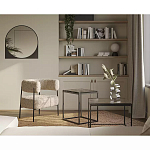 Зеркало круглое в металлической оправе Urban Style Space варинант исполнения - 1 | Loft Concept в Москве