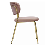 Стул Singer Chair без подлокотников Розовый Велюр варинант исполнения - 2 | Loft Concept в Москве