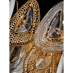 Бра с белыми и прозрачными подвесками Character Chandelier варинант исполнения - 3 | Loft Concept в Москве