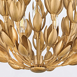 Люстра золотого цвета из множества металлических лепестков в форме тюльпанов Hinkley варинант исполнения - 5 | Loft Concept в Москве