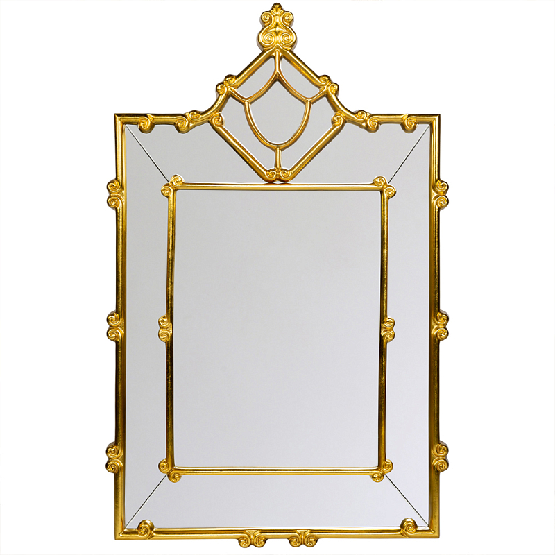  Golden Classic Ornament Mirror    | Loft Concept 