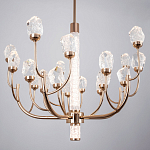 Люстра с декором в виде кристаллов из хрусталя Kenneth Crystal Stone Chandelier 20 варинант исполнения - 3 | Loft Concept в Москве