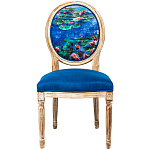 Стул из натурального бука с цветочным принтом Impressionism in Art варинант исполнения - 1 | Loft Concept в Москве