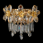 Бра с декоративными элементами в виде крупных хрустальных цветов Palace Gardens варинант исполнения - 1 | Loft Concept в Москве