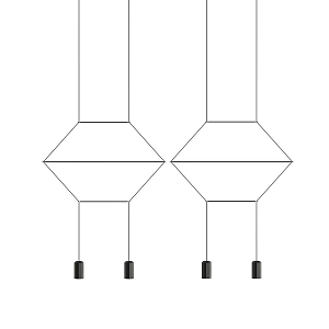 Подвесной светильник Vibia Wireflow Lineal Pendant Light 4