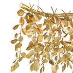 Люстра золотая с декором в виде веток эвкалипта Eucalyptus Branches варинант исполнения - 1 | Loft Concept в Москве