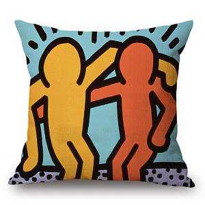 Подушка Keith Haring 6
