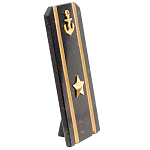 Сувенир Погон Майор ВМФ из натурального камня змеевик Souvenir Epaulets варинант исполнения - 1 | Loft Concept в Москве