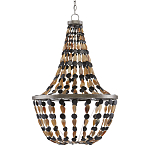 Люстра каплевидной формы с подвесками в виде декоративных бусин Flat Beads варинант исполнения - 3 | Loft Concept в Москве