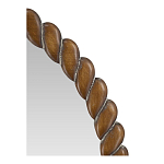 Зеркало с текстурной рамой из натурального дерева  Pine Wall Mirror варинант исполнения - 4 | Loft Concept в Москве