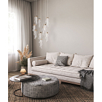 Люстра каскадная с 10-ю прозрачными плафонами Wave Line варинант исполнения - 12 | Loft Concept в Москве