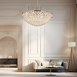 Люстра с каскадом из подвесных прозрачных элементов Attractiveness варинант исполнения - 4 | Loft Concept в Москве