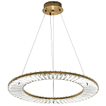 Кольцевая люстра с хрустальным декором Maude Crystal Chandelier варинант исполнения - 2 | Loft Concept в Москве