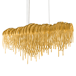 Люстра подвесная с металлическими дугами и длинными цепочками 115 см Atlantis Chain варинант исполнения - 1 | Loft Concept в Москве