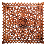 Панно из дерева квадратное Tracery Panel With Trees варинант исполнения - 1 | Loft Concept в Москве