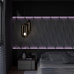 Гипсовая 3D Панель FLOCK варинант исполнения - 1 | Loft Concept в Москве