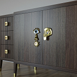 Большой Комод-буфет Elsa Dreams Walnut с ящиками варинант исполнения - 2 | Loft Concept в Москве